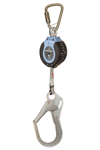 FallTech 82706SB3 - 6' DuraTech Personal SRL with Steel Rebar Hook