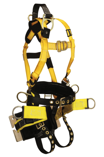 FallTech 8001B - Roughneck 7D Bosun Belted Full Body Harness