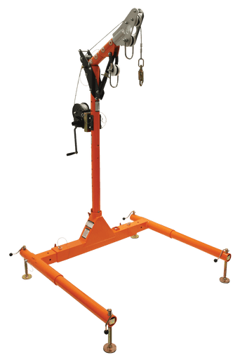 FallTech 6050228W - 5pc Confined Space Davit System with 12
