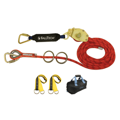 FallTech 77602K - 60' Temporary Rope HLL System (2-person with 