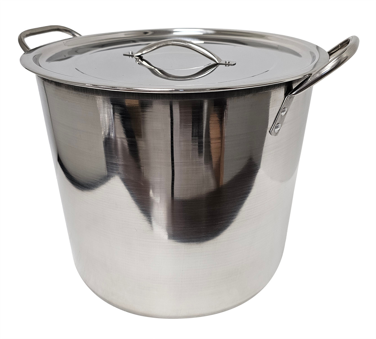 Brew Kettle with Cover Stainless Steel 20 Qt
