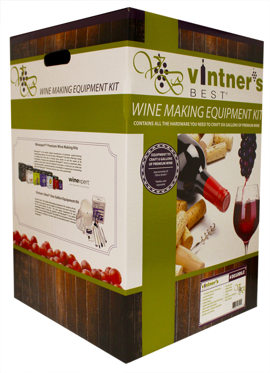 Vintner's Best Wine Equipment Kit with Double Lever Corker Home Brew Ohio