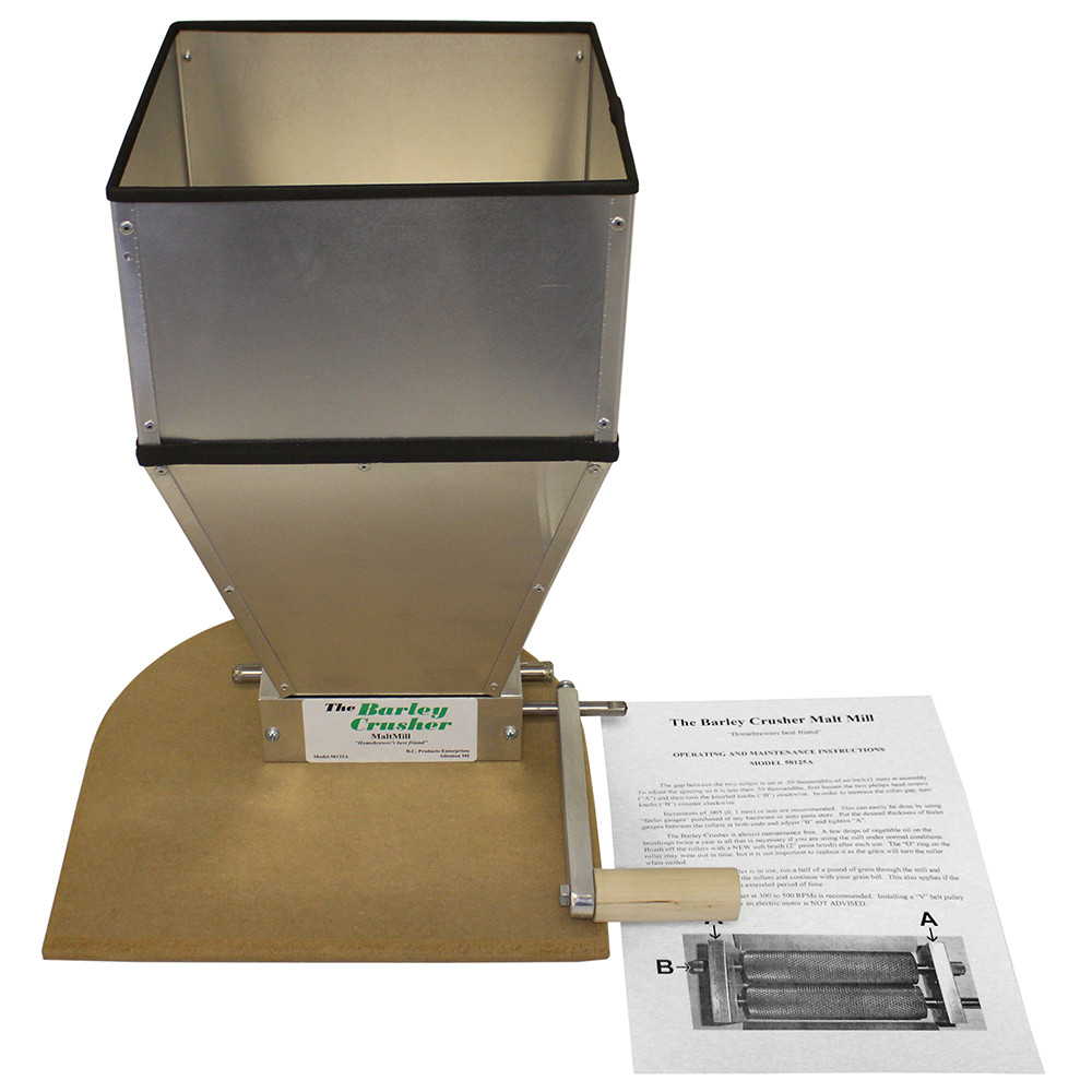 the barley crusher malt mill instructions
