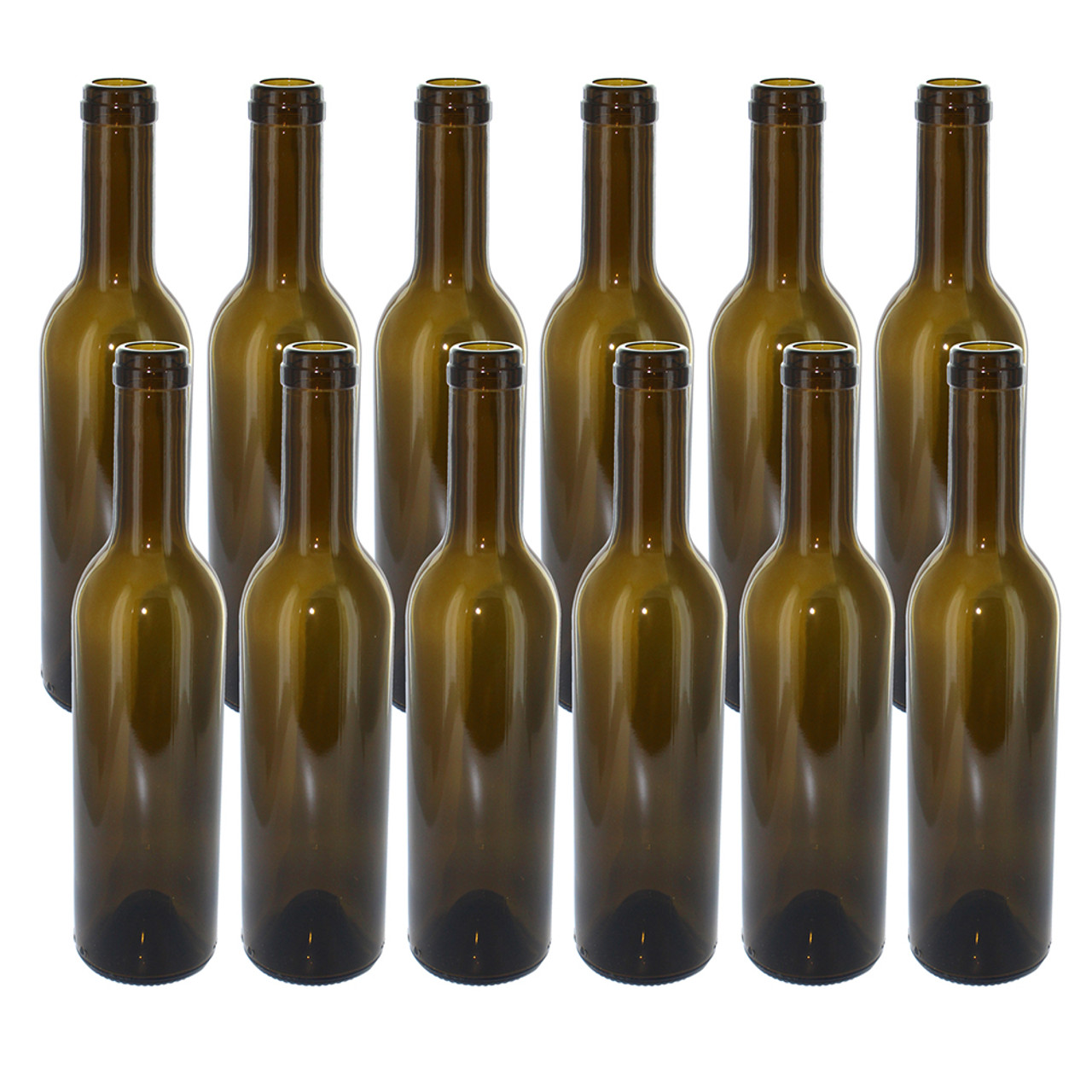 Download 375 Ml Green Bellissima Bottles 12 Per Case Wine Making Kolenik Bottling Corking