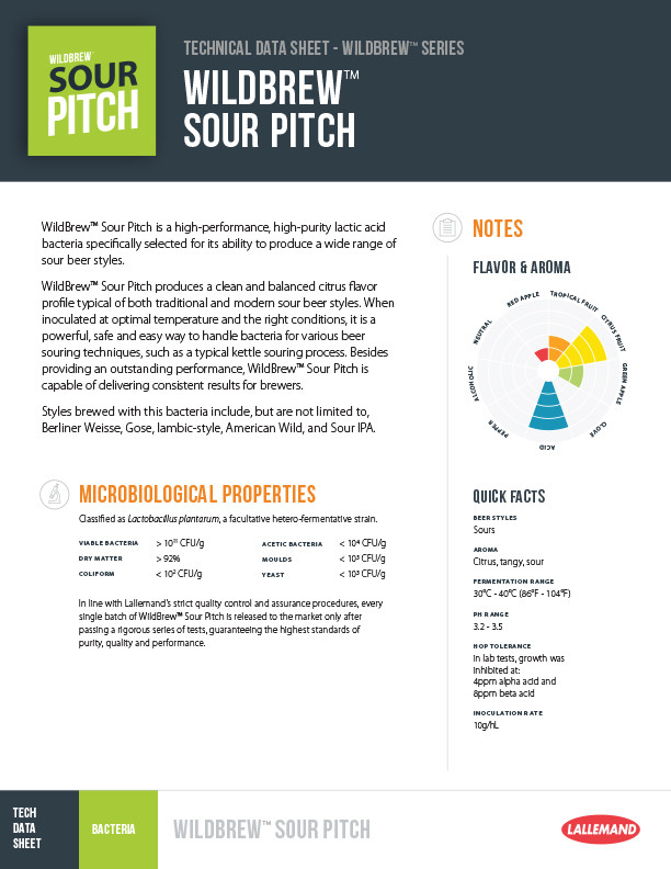 Lallemand WildBrew Sour Pitch (10g Sachet) Home Brew Ohio