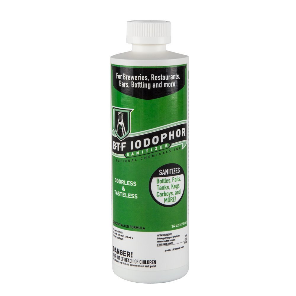 Iodophor Sanitizer For Home Brewing & Wine Making - 4oz Bottle