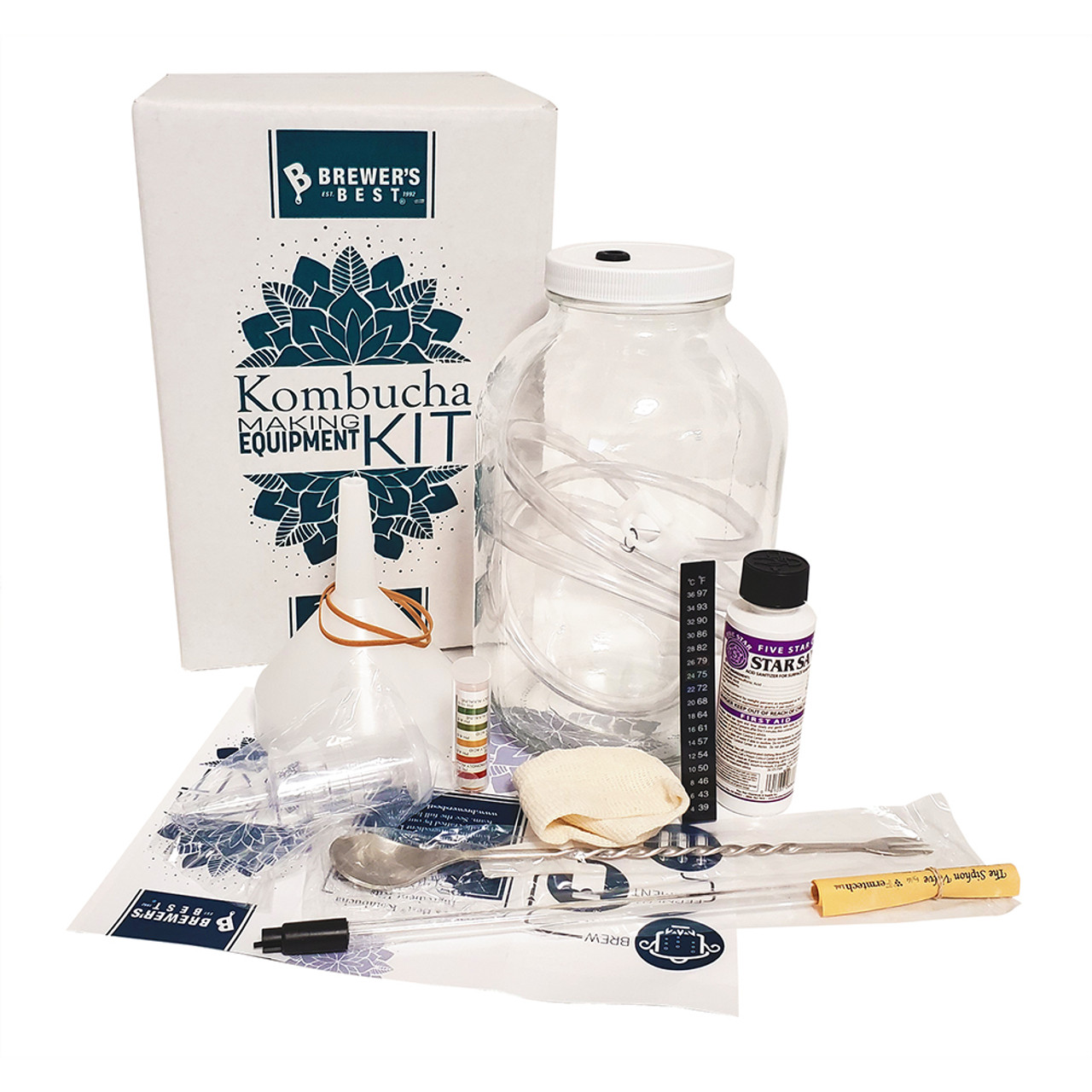 Brewer's Best Kombucha Making Equipment Kit - Home Brew Ohio