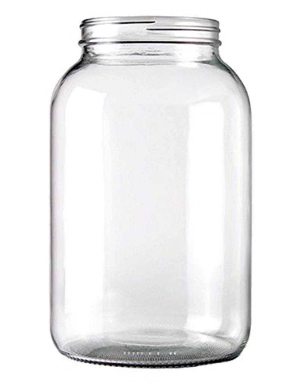 Home Brew Ohio One Gallon Wide Mouth Glass Jar with Grommeted Lid