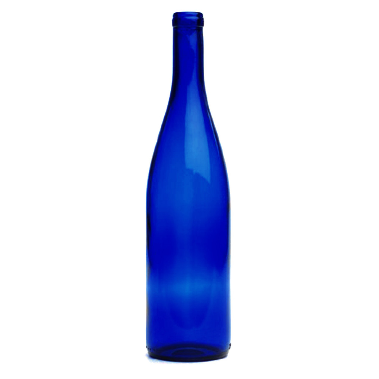 Cobalt Blue Hock Wine Bottles 750 Ml Case Of 12 Home Brew Ohio
