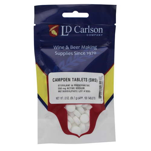 Campden Tablets (Sodium Metabisulfite) - 100 Count