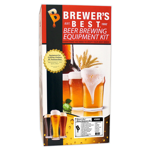 Brewer's Best Deluxe Equipment Kit with Glass Carboy