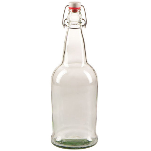 EZ Cap Bottles - Clear Case of 12 - 1 L
