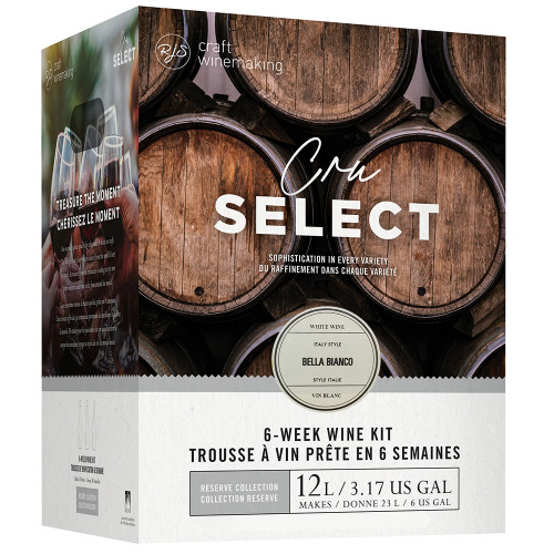 Wine Ingredient Kit - CRU SELECT Italian Style Bella Bianco