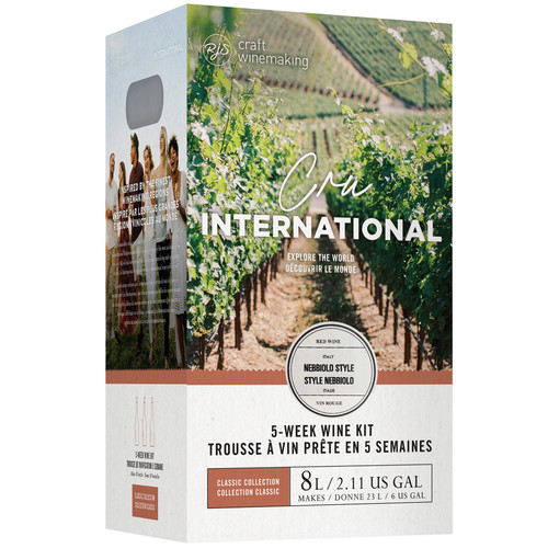 Wine Ingredient Kit - Cru International - Italian Nebbiolo Style