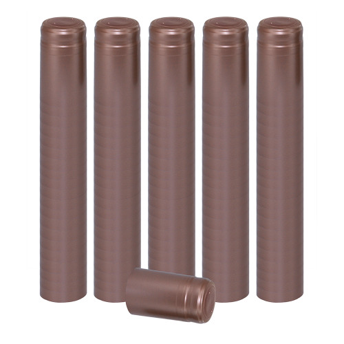 PVC Shrink Capsules - Dusty Rose - 500 Count