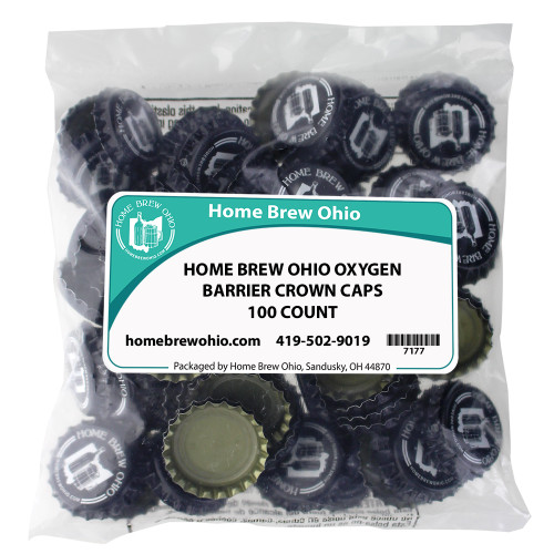 Home Brew Ohio Logo Crown Caps 100 count