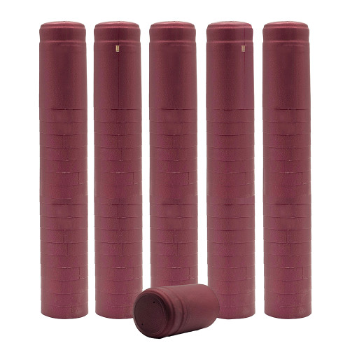 Home Brew Ohio Burgundy PVC Shrink Capsules 100 count