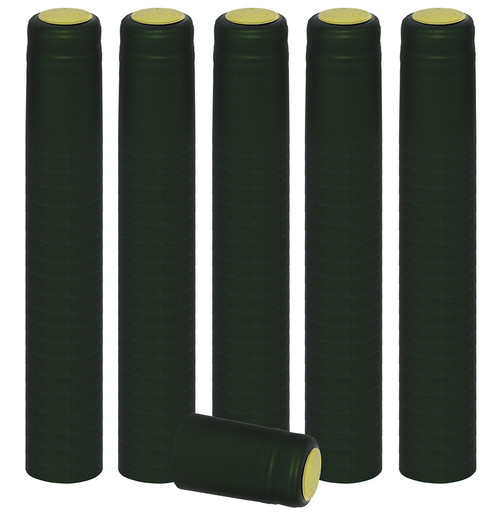Home Brew Ohio Metallic Solid Green PVC Shrink Capsules 8000 count