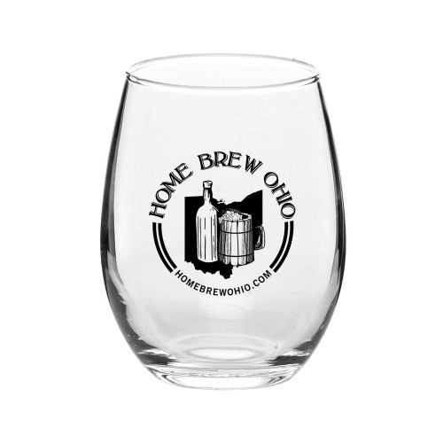 Home Brew Ohio Wine Glass (Stemless)