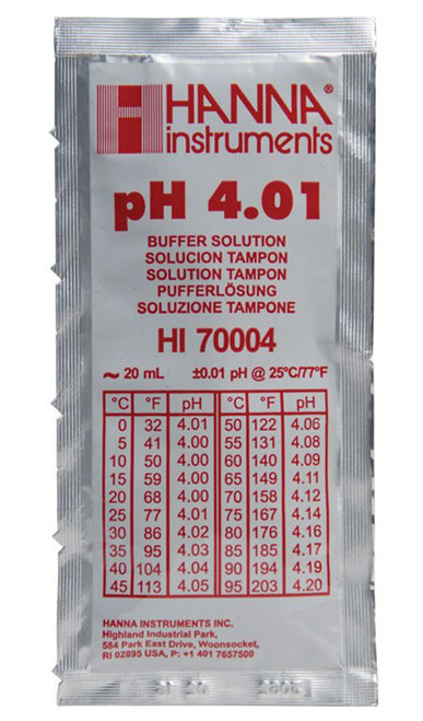 Hanna 4.01 pH Calibration 20 ml packet