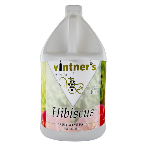 Vintners Best Hibiscus Fruit Wine Base 128 oz. Jug