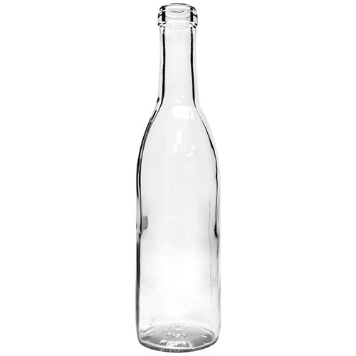 Clear Semi-Bordeaux Bottles - 375 mL - Case of 24 Clear Semi-Bordeaux Bottles - 375 mL - Case of 24
