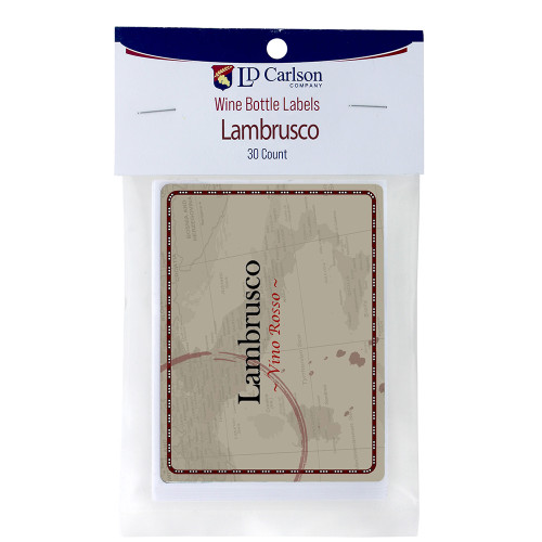 Lambrusco Wine Labels 30/Pack Varietal Collection