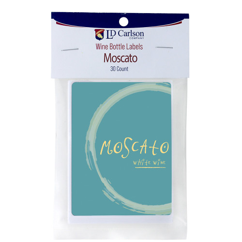 Moscato Wine Labels 30/Pack Varietal Collection