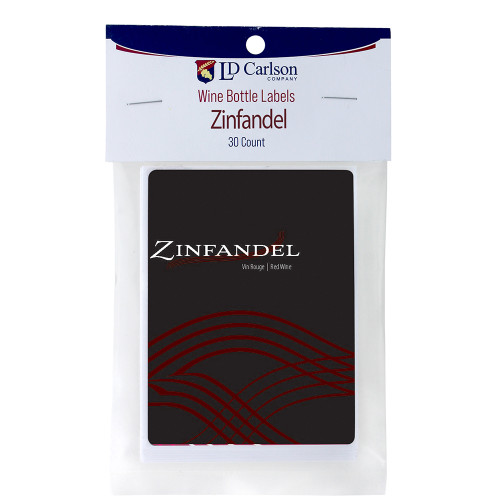 Zinfandel Wine Labels 30/Pack Varietal Collection