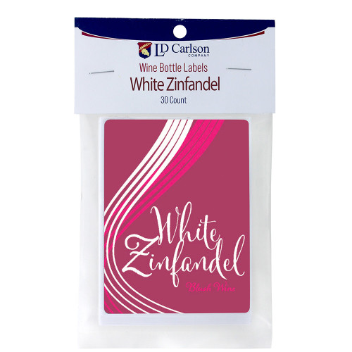White Zinfandel Wine Labels 30/Pack Varietal Collection