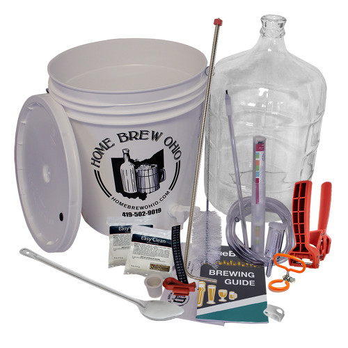 Gold Complete Beer Equipment Kit (K7p) Premium with 5 Gallon Glass Carboy Gold Complete Beer Equipment Kit (K7p) Premium with 5 Gallon Glass Carboy