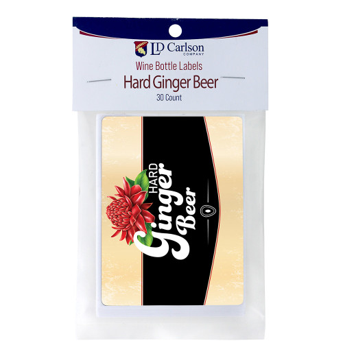 Hard Ginger Beer Labels 30/Pack Specialty Collection
