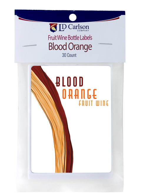 Blood Orange Fruit wine Labels 30/Pack Fruit Labels Collection