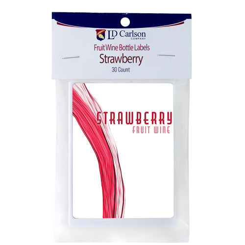 Strawberry Fruit wine Labels 30/Pack Fruit Labels Collection