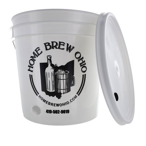 Home Brew Ohio 2 Gallon Plastic Bottling Bucket With Grommeted Lid