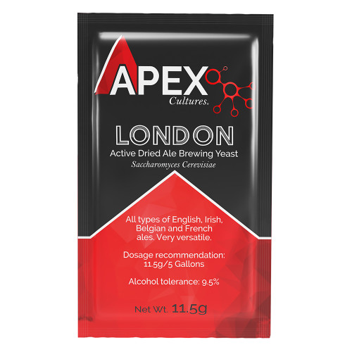 Apex Cultures® Dry Brewing Yeast 11.5 gram London