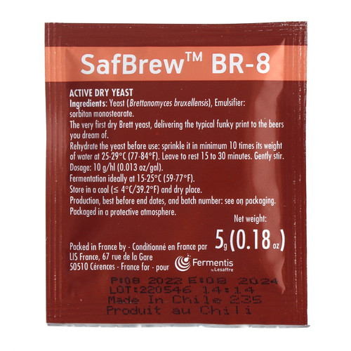 SafBrew BR-8 Yeast, Dry Brett For Flavorful “Funkier” Beers