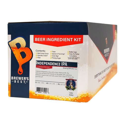 Brewer's Best Independence IPA Limited Release Ingredient Kit for Home Brewing