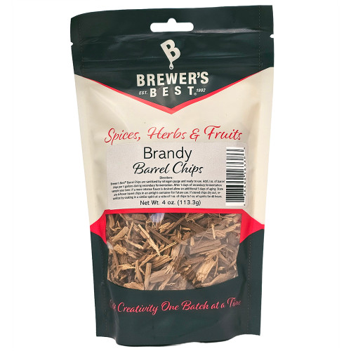 Brewer's Best Barrel Chips Brandy Barrel - 4 Ounces