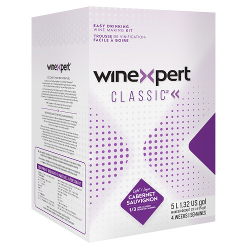 Classic Winexpert Light Cabernet Sauvignon Wine Making Ingredient Kit