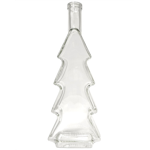 Christmas Tree 500ml Bottle - Clear/Flint (Cork not Included) by Home Brew Ohio