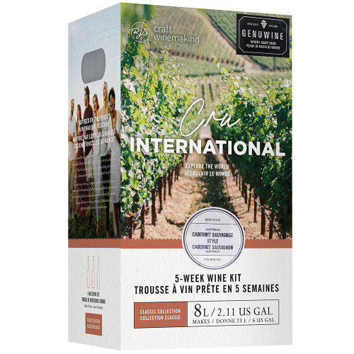 Cru International Australian Cabernet Sauvignon Style - Wine Ingredient Kit