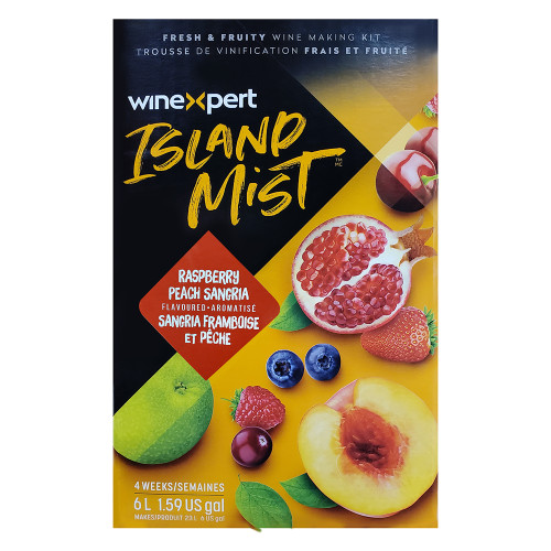 Wine Ingredient Kit - Island Mist Raspberry Peach - 6 Gallon