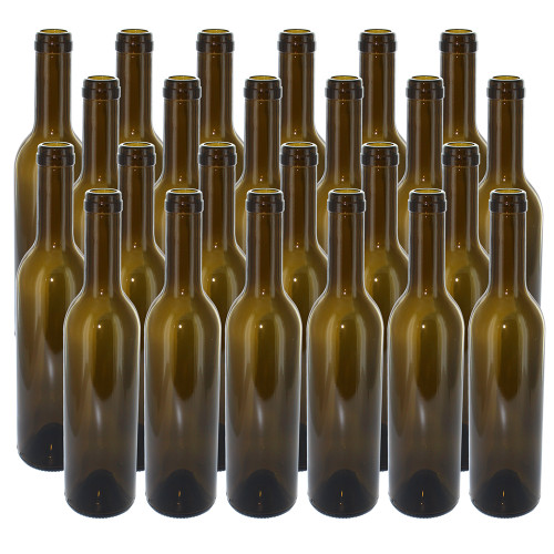 Green Semi-Bordeaux Bottles - 375 mL - Case of 24