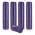 PVC Shrink Capsules - Purple - 500 Count