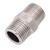 1/2” Npt Stainless Steel Hex Nipple For Valve To Bulkhead