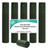 PVC Heat Shrink Capsules For Wine Bottles - Metallic Green 100 count
