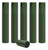 Home Brew Ohio Metallic Solid Green PVC Shrink Capsules 8000 count