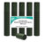 Home Brew Ohio Metallic Solid Green PVC Shrink Capsules 8000 count