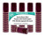 Home Brew Ohio Burgundy With Gold Grapes PVC Shrink Capsules 8000 count